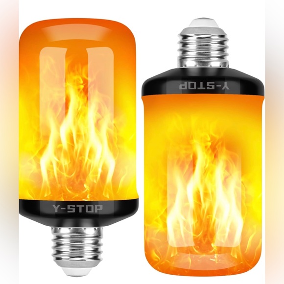 NWT LED Flame Light Bulbs, 4 Modes Flickering Light Bulb with Upside Down Effect - Picture 1 of 6